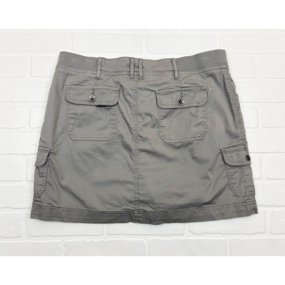Sonoma Gray Cotton Cargo Skort With Pockets Size 14 - Picture 3 of 5